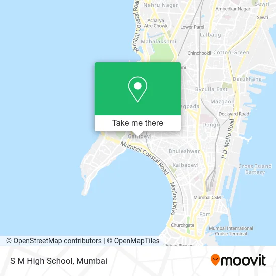 S M High School map