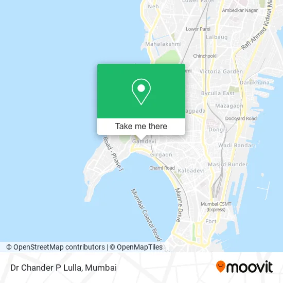 Dr Chander P Lulla map