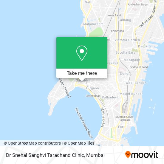 Dr Snehal Sanghvi Tarachand Clinic map