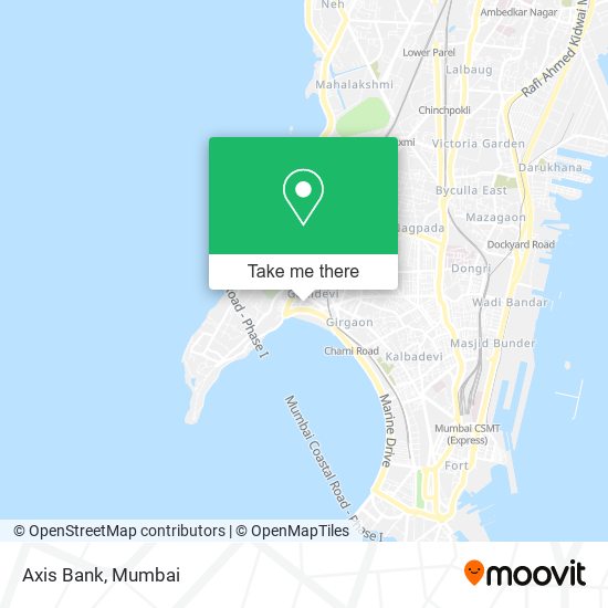 Axis Bank map