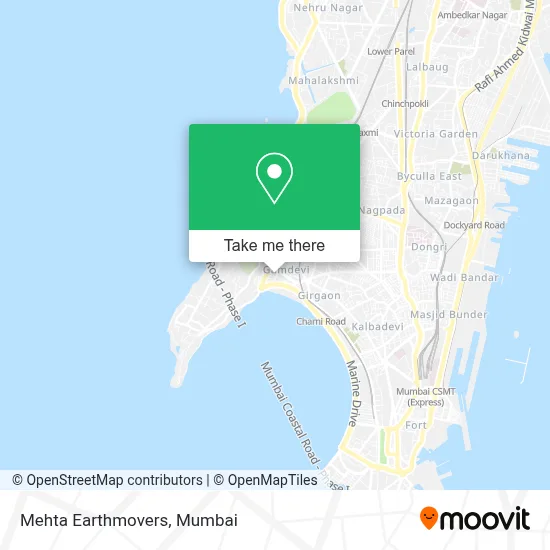 Mehta Earthmovers map