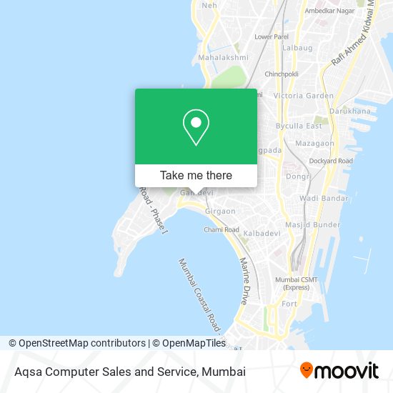 Aqsa Computer Sales and Service map