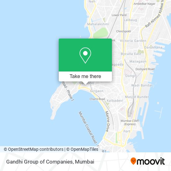 Gandhi Group of Companies map