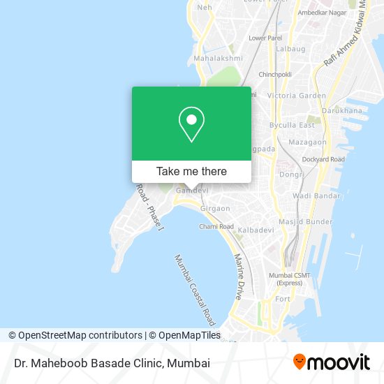 Dr. Maheboob Basade Clinic map