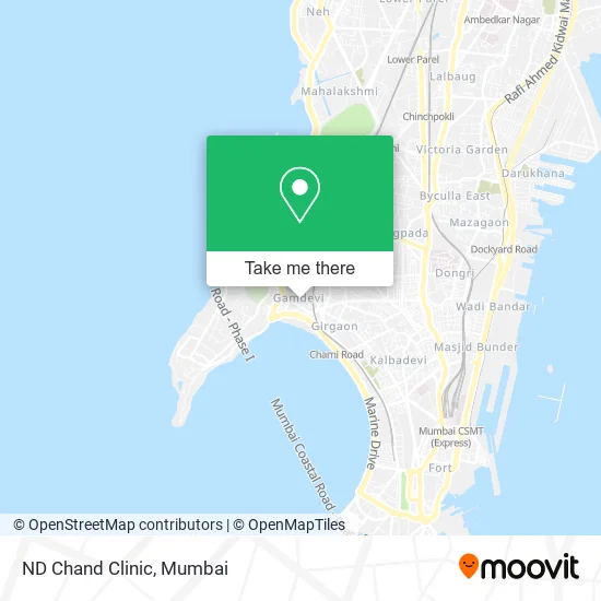 ND Chand Clinic map