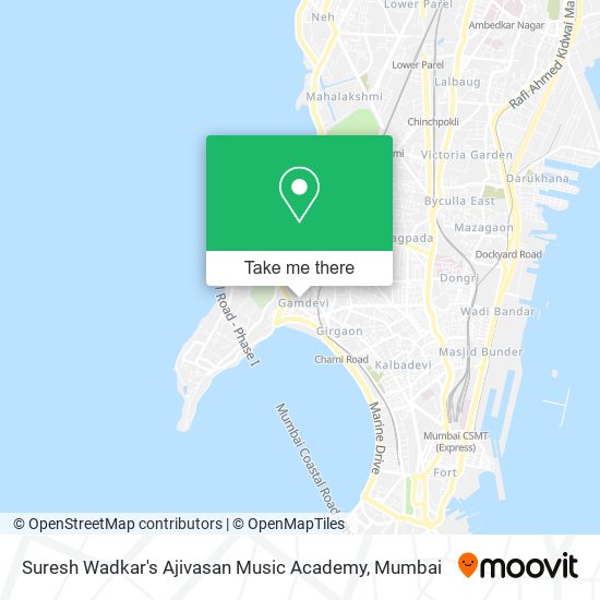 Suresh Wadkar's Ajivasan Music Academy map