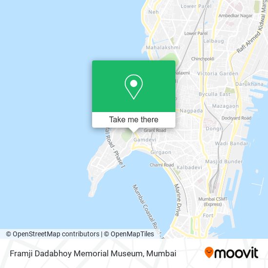 Framji Dadabhoy Memorial Museum map