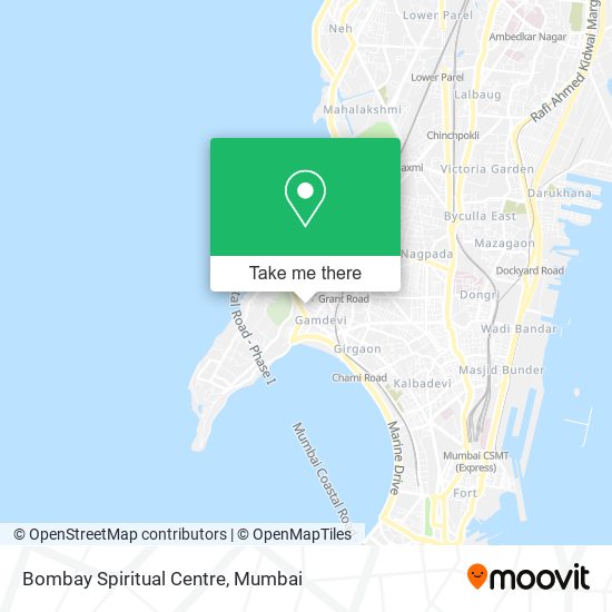 Bombay Spiritual Centre map