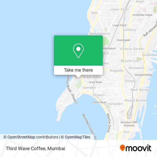 Third Wave Coffee map