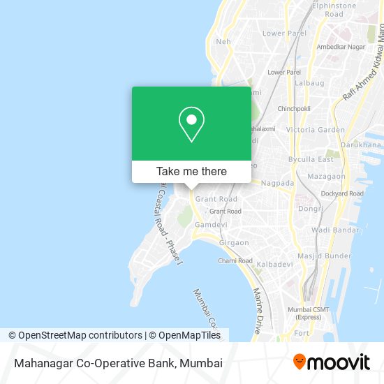 Mahanagar Co-Operative Bank map