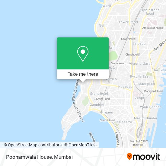 Poonamwala House map