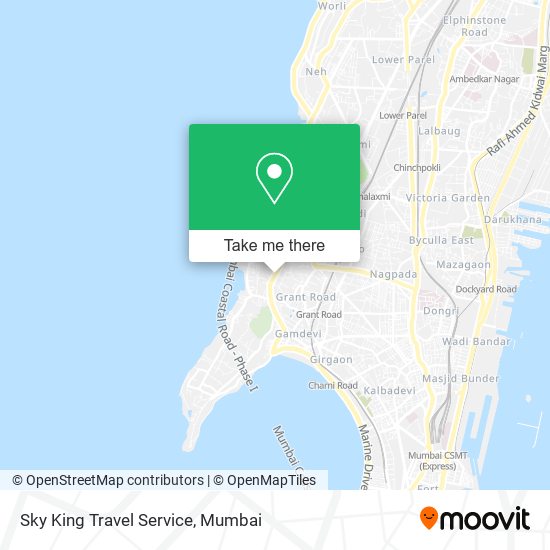 Sky King Travel Service map