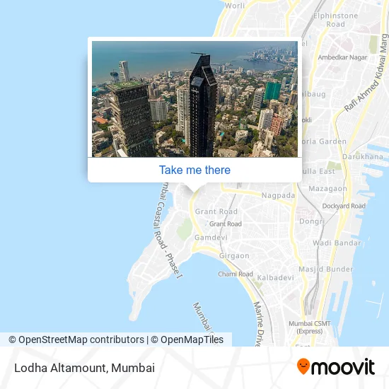 Lodha Altamount map