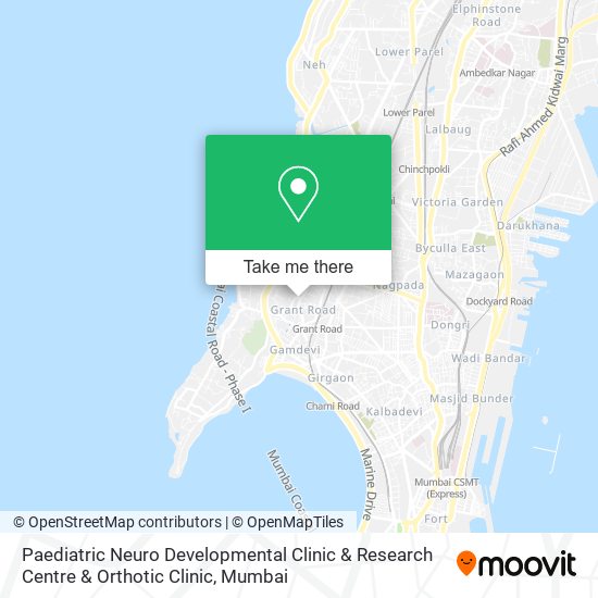 Paediatric Neuro Developmental Clinic & Research Centre & Orthotic Clinic map