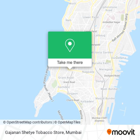 Gajanan Shetye Tobacco Store map