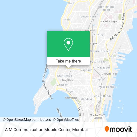 A M Communication Mobile Center map