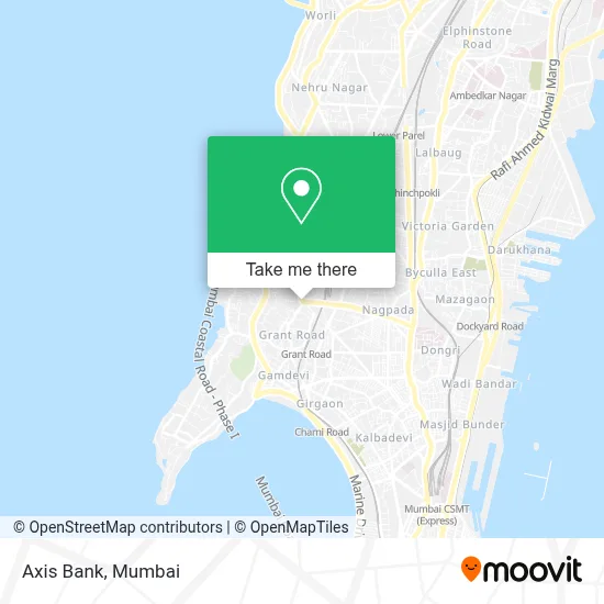 Axis Bank map