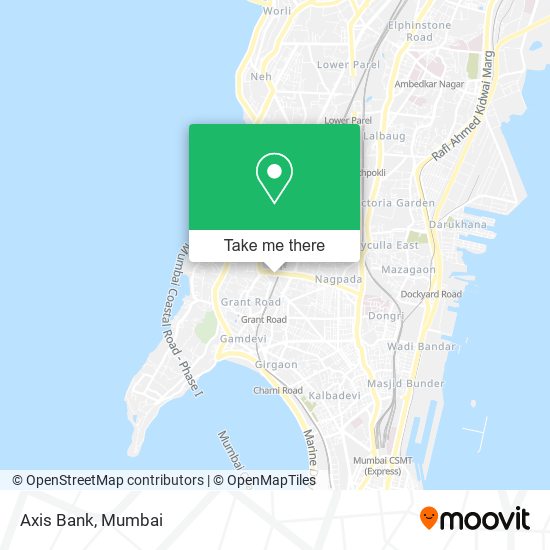 Axis Bank map