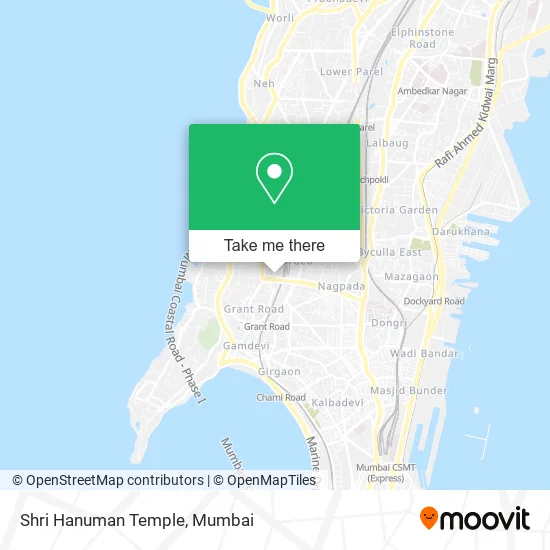 Shri Hanuman Temple map