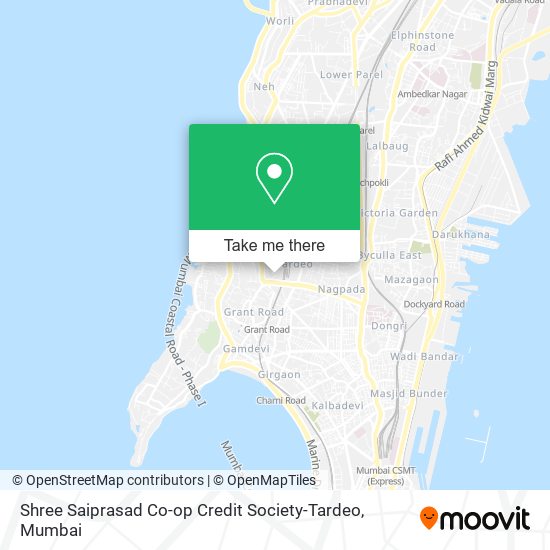 Shree Saiprasad Co-op Credit Society-Tardeo map