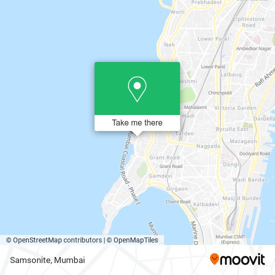 Samsonite map