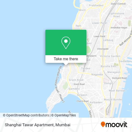 Shanghai Tawar Apartment map