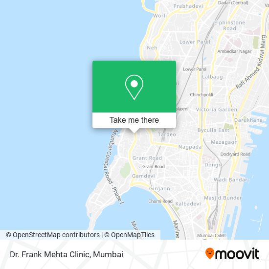 Dr. Frank Mehta Clinic map