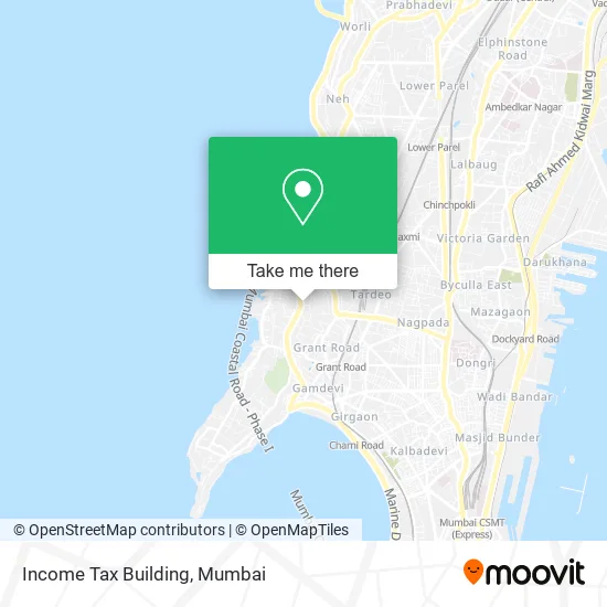 Income Tax Building map