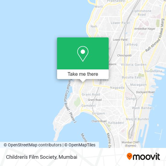 Children's Film Society map