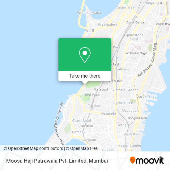 Moosa Haji Patrawala Pvt. Limited map
