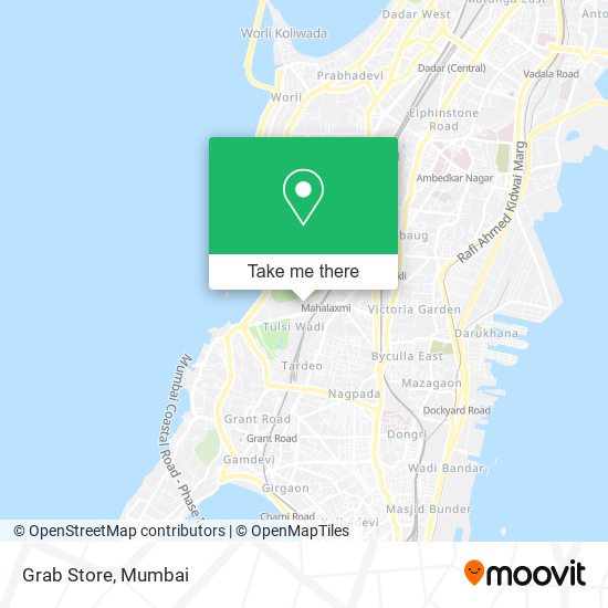 Grab Store map