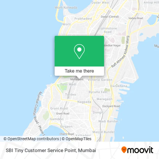 SBI Tiny Customer Service Point map