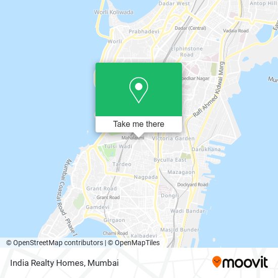 India Realty Homes map