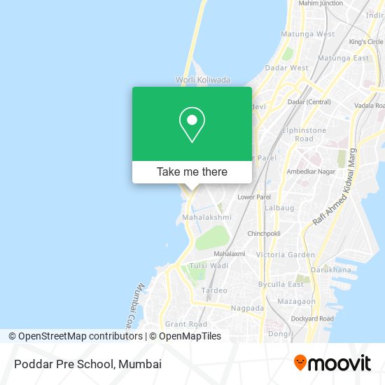 Poddar Pre School map