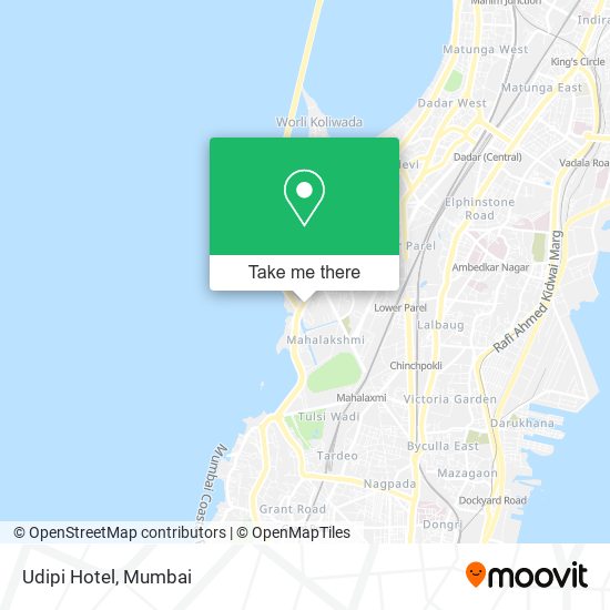 Udipi Hotel map