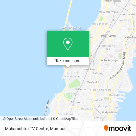 Maharashtra TV Centre map