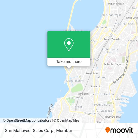 Shri Mahaveer Sales Corp. map