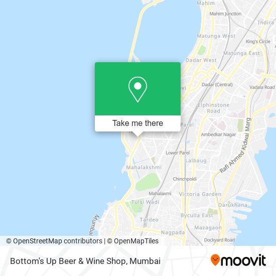 Bottom's Up Beer & Wine Shop map