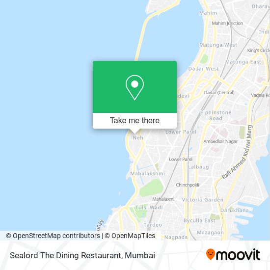 Sealord The Dining Restaurant map