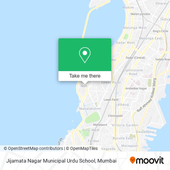 Jijamata Nagar Municipal Urdu School map