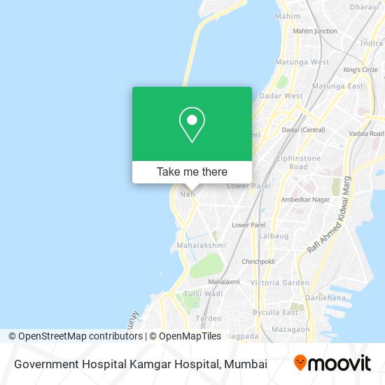 Government Hospital Kamgar Hospital map