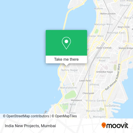 India New Projects map