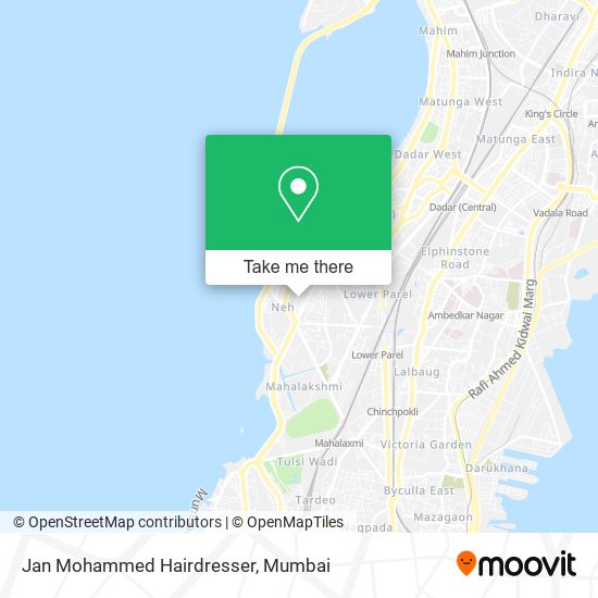 Jan Mohammed Hairdresser map