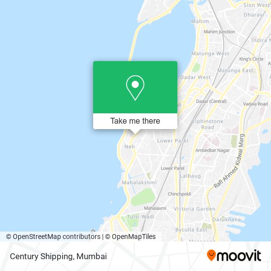 Century Shipping map