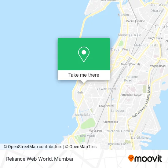Reliance Web World map