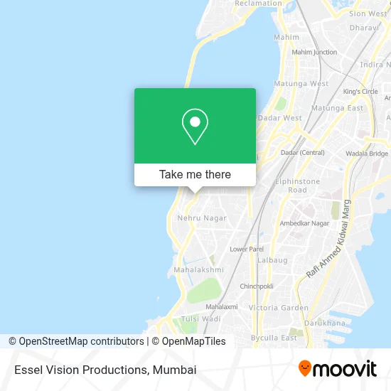 Essel Vision Productions map