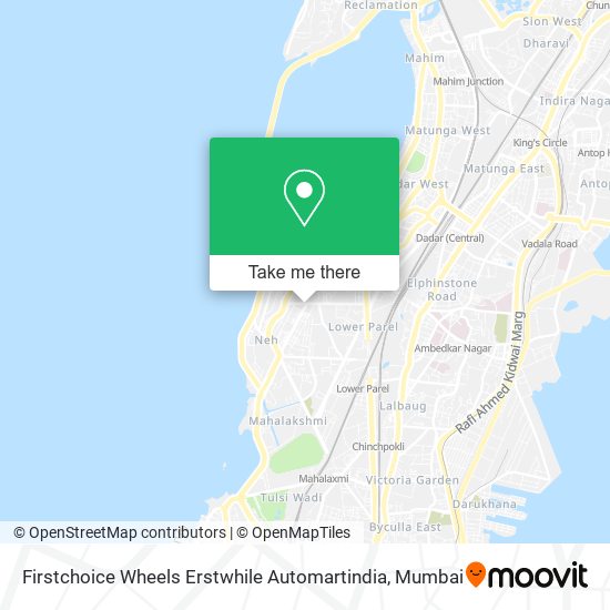 Firstchoice Wheels Erstwhile Automartindia map