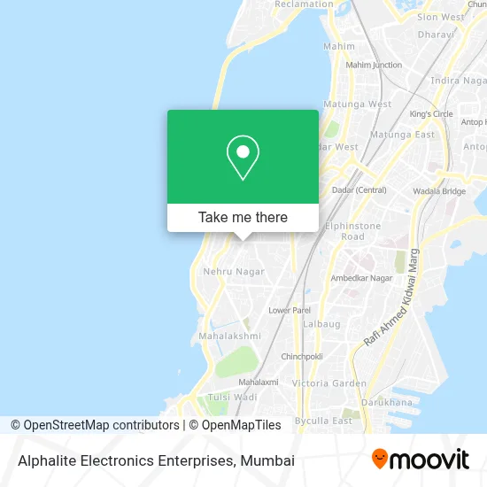 Alphalite Electronics Enterprises map