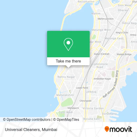 Universal Cleaners map