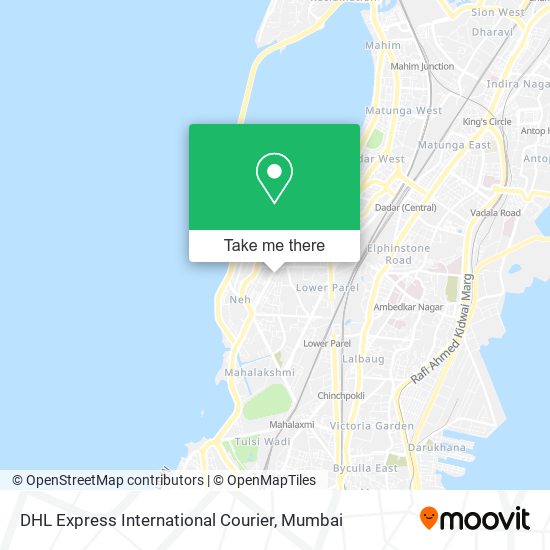 DHL Express International Courier map